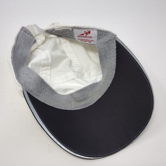 Go Lite Slideback 5 Panel Hat White One Size Adjustable Headsweats - Picture 7 of 9